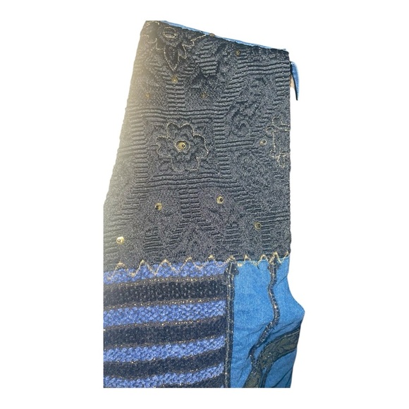 TANTRUM Patchwork Vest with Embroidery Sz XL - Picture 5 of 7